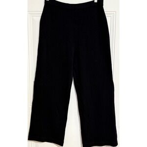 St. John collection Black knit pant size 8 Quiet Luxury Timeless‎ Classic